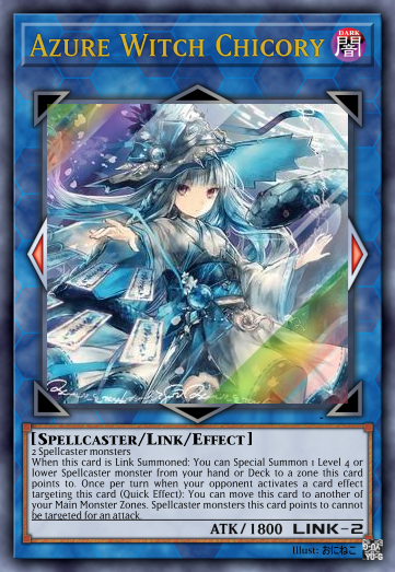 Azure Witch Chicory | Yu-Gi-Oh Card Maker Wiki | Fandom