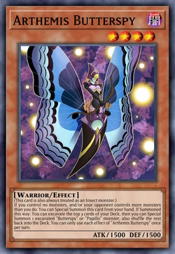 Arthemis Butterspy | Yu-Gi-Oh Card Maker Wiki | Fandom