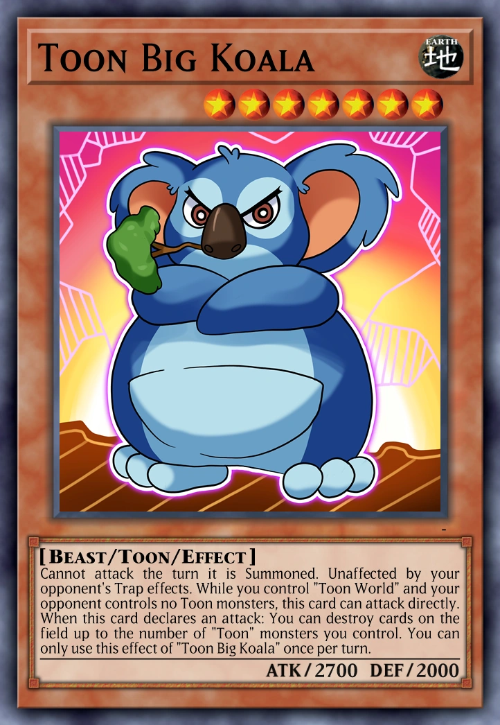 Toon Big Koala | Yu-Gi-Oh Card Maker Wiki | Fandom Toon Big Koala | Yu-Gi-Oh Card Maker Wiki | Fandom