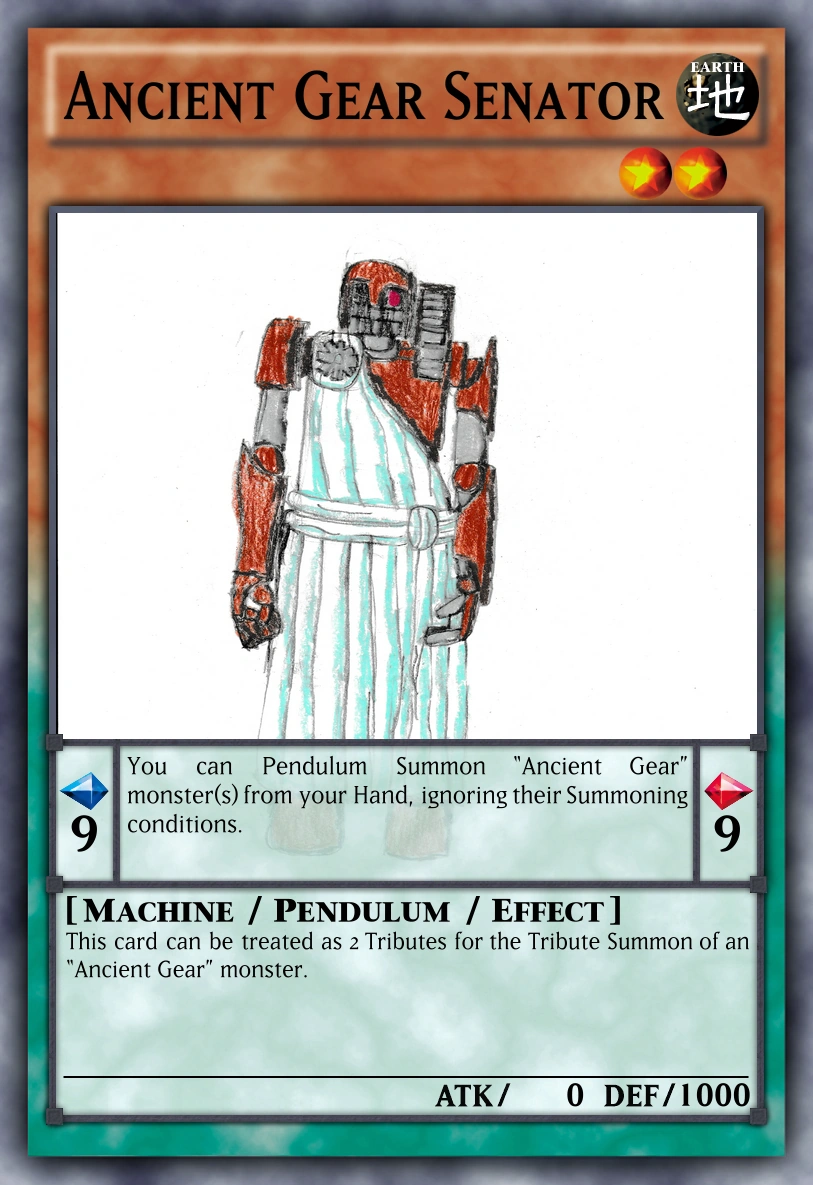 Card Gallery:Ancient Gear Senator | Yu-Gi-Oh Card Maker Wiki | Fandom