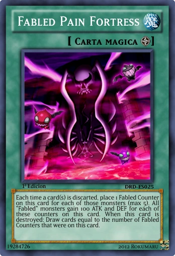 Fabled Pain Fortress Yu Gi Oh Card Maker Wiki Fandom