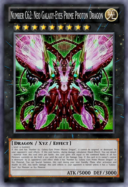 Number C62: Neo Galaxy-Eyes Prime Photon Dragon (Sakura) | Sakura 