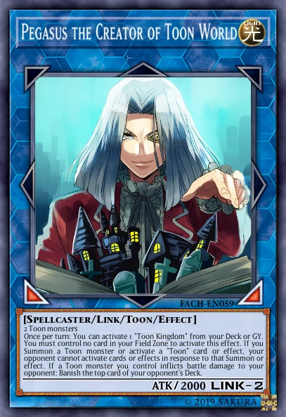 YuGiOh Pegasus Toon Deck Yu-Gi-Oh! Maximillion Pegasus "Toon" Deck -  Features Relinquished, Toon Magician & More