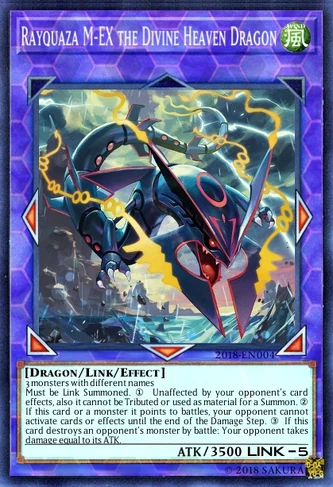 Rayquaza M Ex The Divine Heaven Dragon Sakura Cc Wiki Fandom