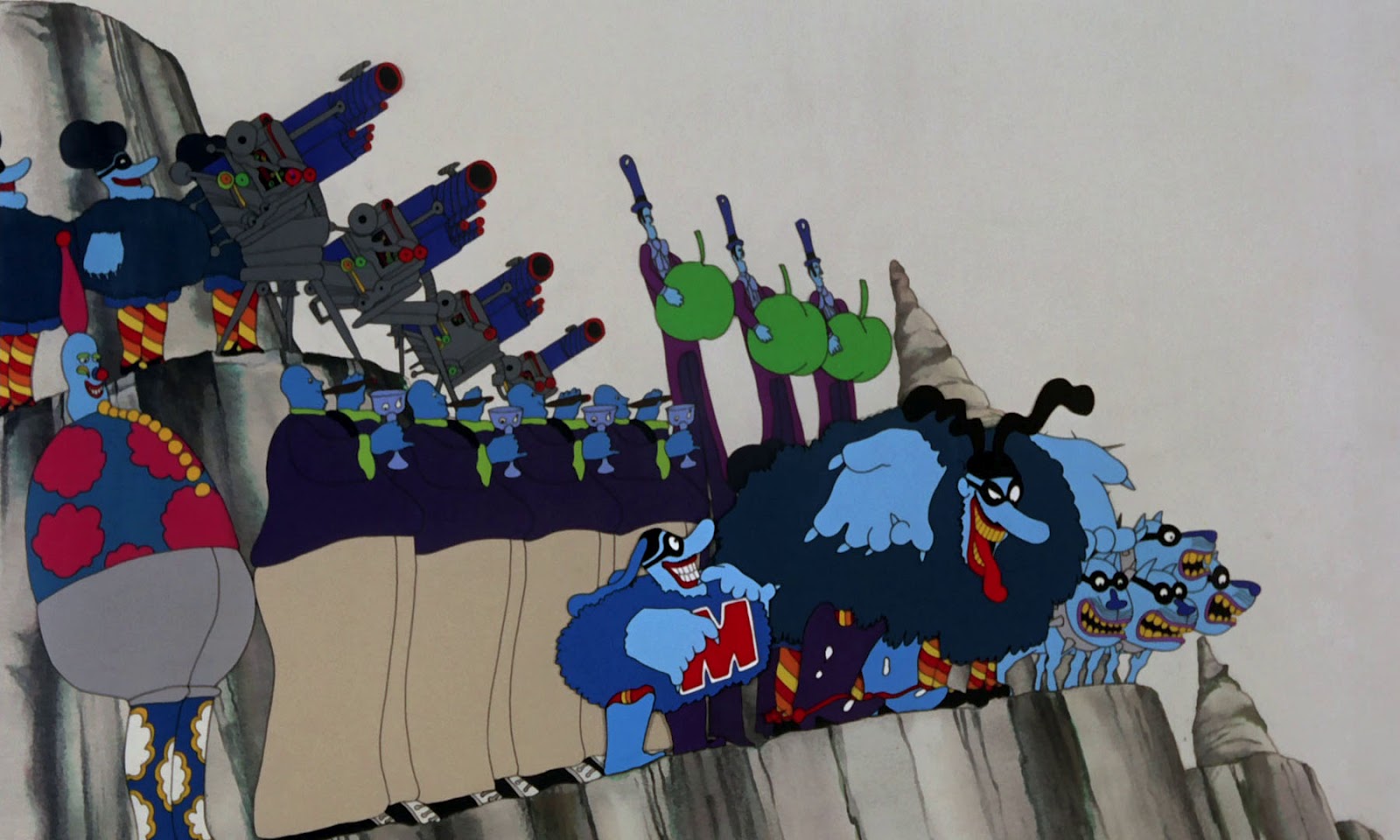 yellow submarine blue meanie