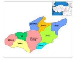 Adıyaman districts