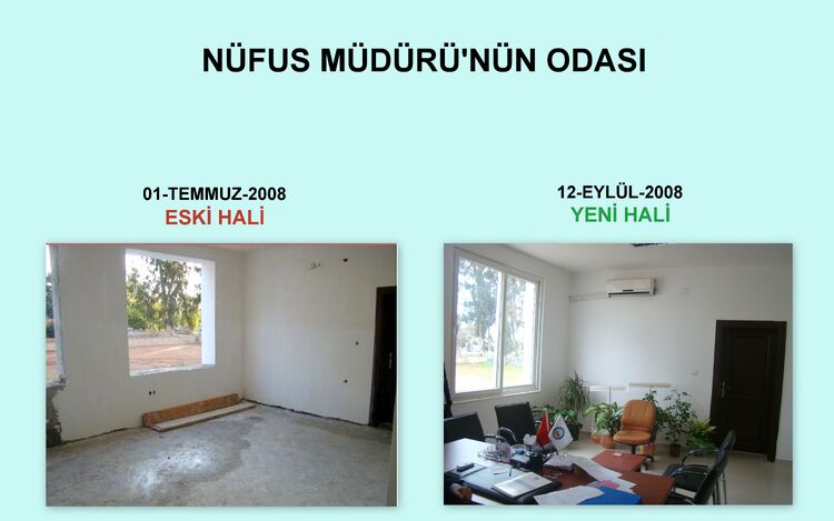 Nüfus müdürünün odası