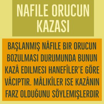 Bozulan Nafile Orucun Kaza Edilmesi Gerekir Mi Yenisehir Wiki Fandom