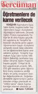 Tercüman gazetesi 1 ekim 2009..