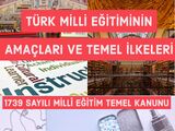 Türk Millî Eğitiminin Temel Amaçları ve Genel İlkeleri