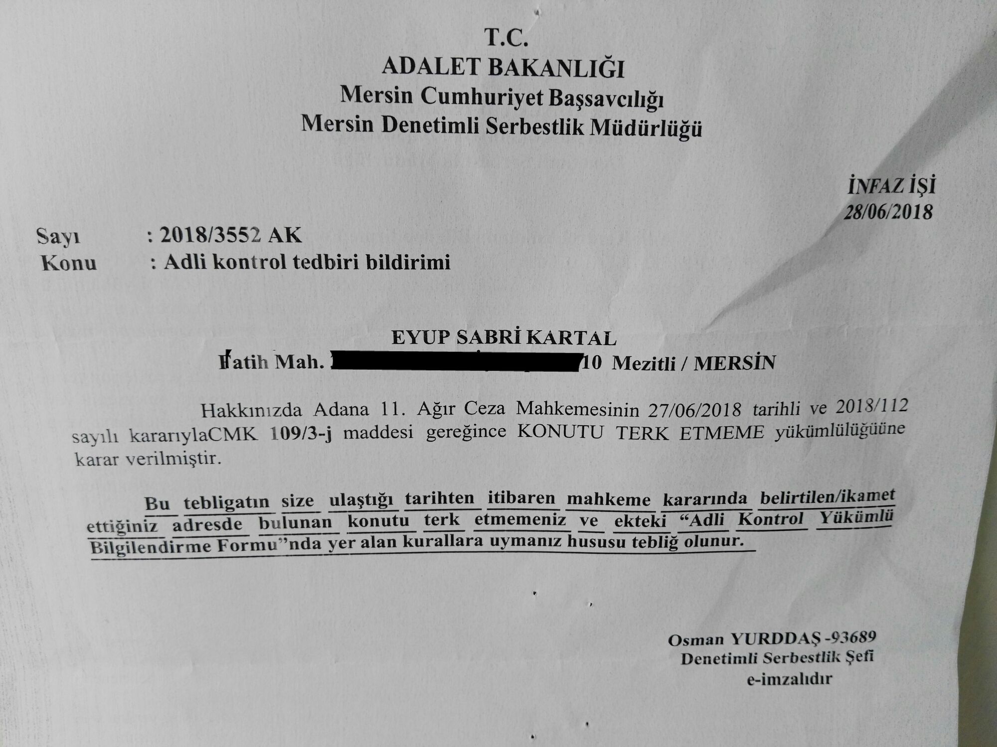 esk denetimli serbestlik yenisehir wiki fandom