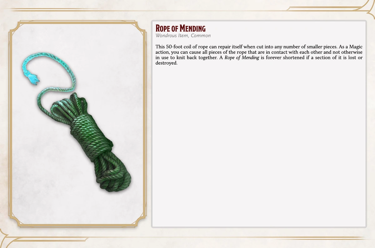 Rope of Mending | World of Ygdren Wiki | Fandom