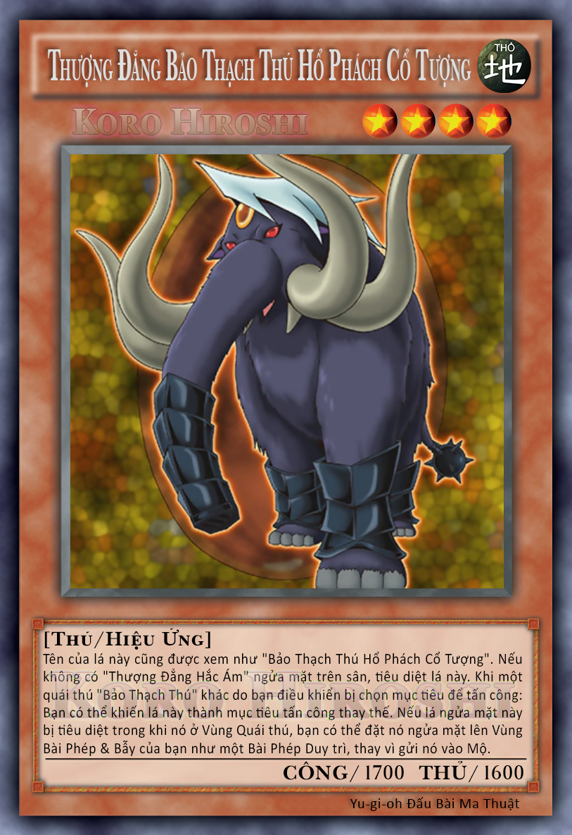 Advanced Crystal Beast Amber Mammoth Wikia Yu Gi Oh Tiếng Việt Fandom