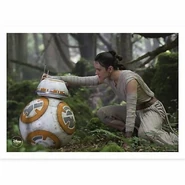 Disney Store Özel Blu-ray Kombo Paket Lithograph Set (Rey ve BB-8)