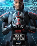 Star Wars The Bad Batch Hunter poster