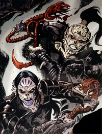 Yuuzhan Vong, Cade Skywalker'a saldırıyor.
