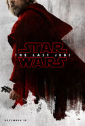 Mark Hammil Luke Skywalker The Last Jedi Teaser Poster