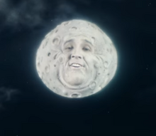 Crater face: Vegard Ylvisåker as 'the moon'