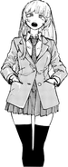 Nazuna in school uniform.