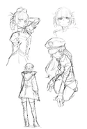 Nazuna Illustrations sketch by Kotoyama.