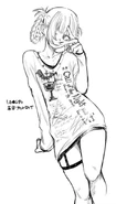 Nazuna illustration sketch by Kotoyama.
