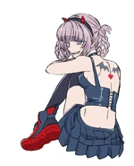 Nazuna in a Halloween outfit by Haruka Sagawa.