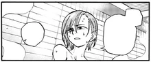 Anko has difficulty following a conversation while staring at 's body.