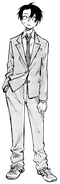 Kou in his school uniform.