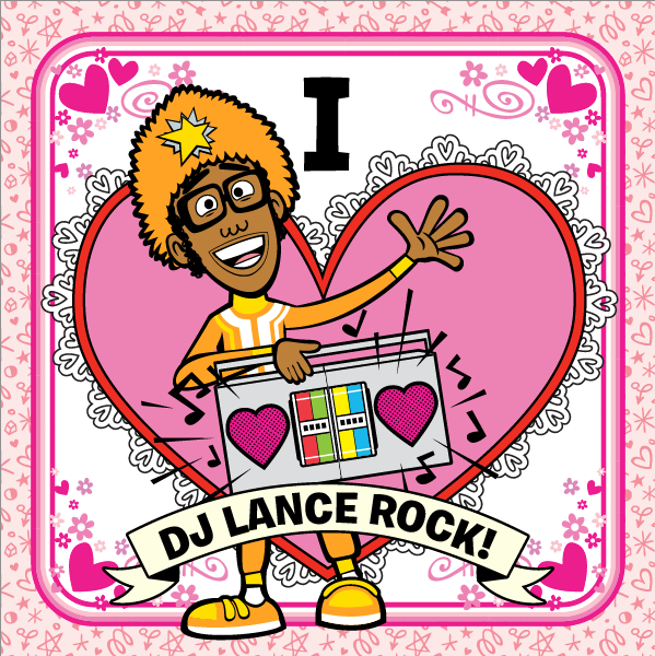 I may or may not have made DJ Lance Rock from Yo Gabba Gabba