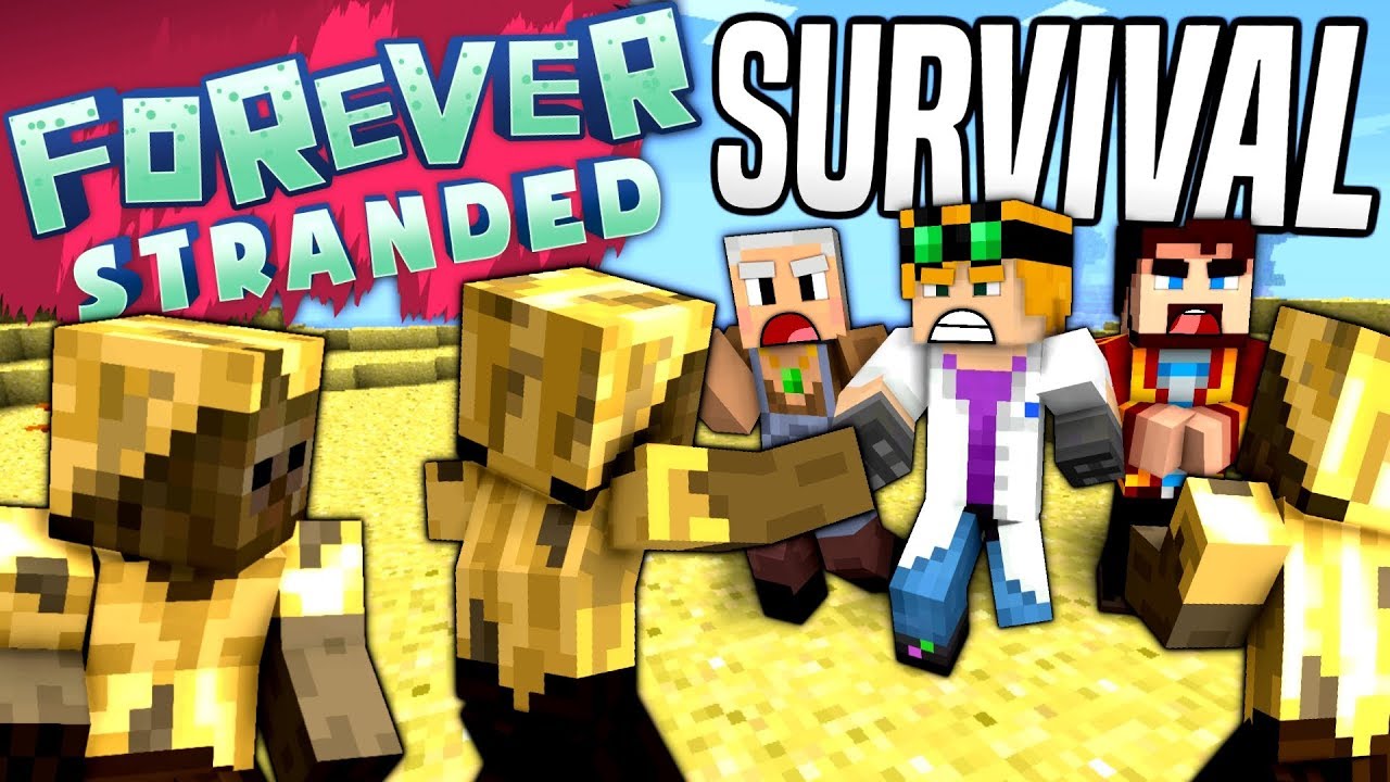Minecraft - A NEW BUILD - Forever Stranded #19 