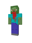 Her initial zombie design, actually that of Zombie Boss' first skin.