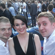 Kaeyi, Martyn, and Squid at the Guardians of the Galaxy European Premiere.