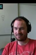 Sips looking high with an incredibly patchy beard.