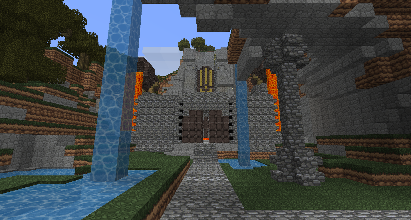 minecraft dwarven city entrance