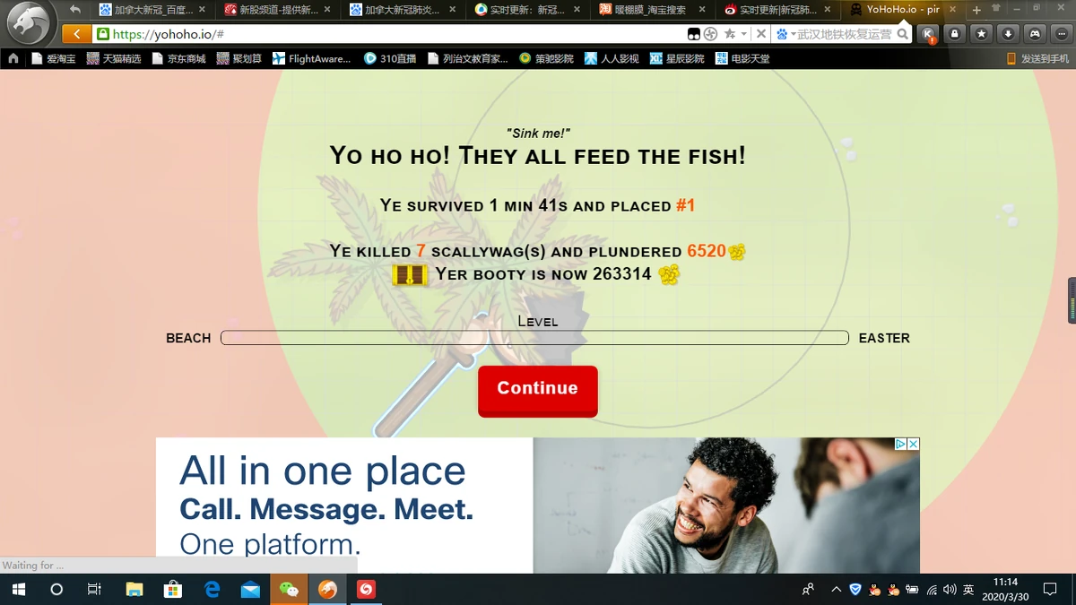 Win screen | YoHoHo.io - pirate battle royale Wiki | Fandom