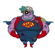 Artwork de Supermanager dans Yo-kai Watch 3