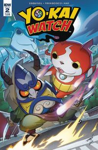 Yokai Watch comic 2 cover A