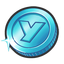 Light Blue Coin (2)