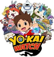 Artwork of Nate with Yo-kai.