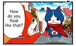 Hovernyan from a comic strip