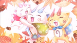 Komasan and Komajiro reunited with Komami in EX032