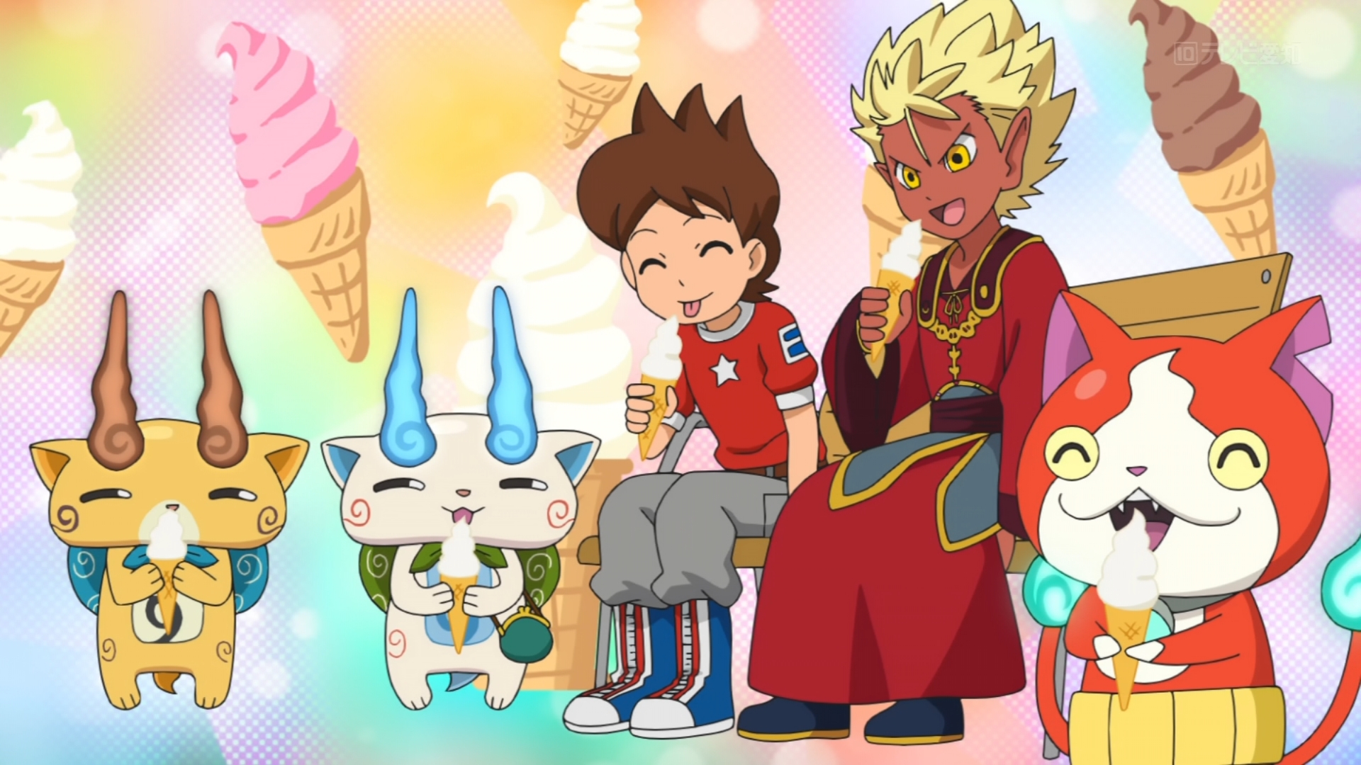 Méqui on X: Assim como o personagem Nathan no animé, seus filhos vão  brincar procurando diferentes tipos de Yo-Kai com seus relógios e brinquedos  #YokaiWatch do #McLancheFeliz.    / X