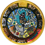 YoKai Watch Kyubi Gold Rank Medals Yo-kai Treasure Medal