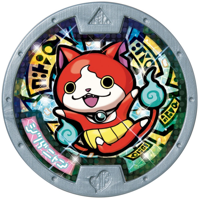 Figurine Jibanyan support pour médaillon, Yo-Kai