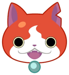 Jibanyan's face from Yo-kai Watch Dance: Just Dance Special Version