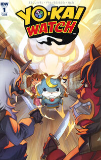 Yokai Watch comic 1 cover A