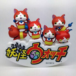 Yo-Kai Watch Original JIBANYAN Kyubi Assembly Figure Yokai Youkai Watch  Figure Cartoon Action Figure Accessory