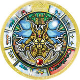 YoKai Watch Kyubi Gold Rank Medals Yo-kai Treasure Medal