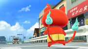Jibanyan about to fight a truck YW1 Switch