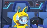 Usapyon in the cockpit of Blazikong T.